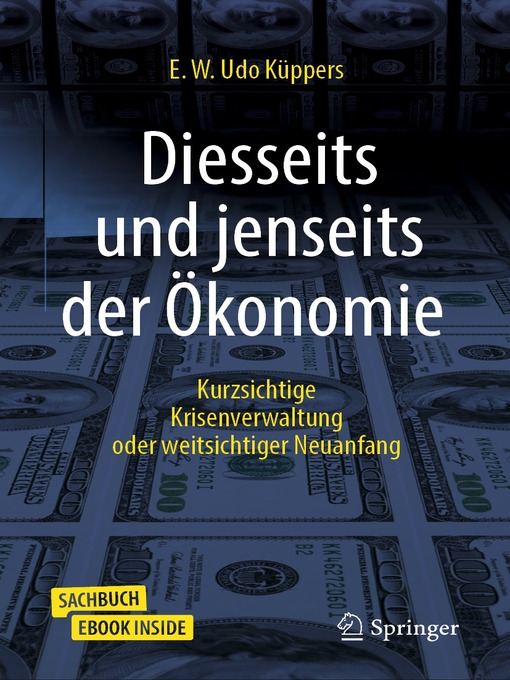 Title details for Diesseits und jenseits der Ökonomie by E. W. Udo Küppers - Available